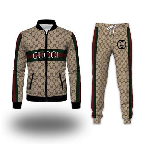 gucci logo tracksuit